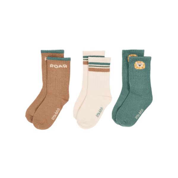 Little Dutch Socken 3er Set Safari