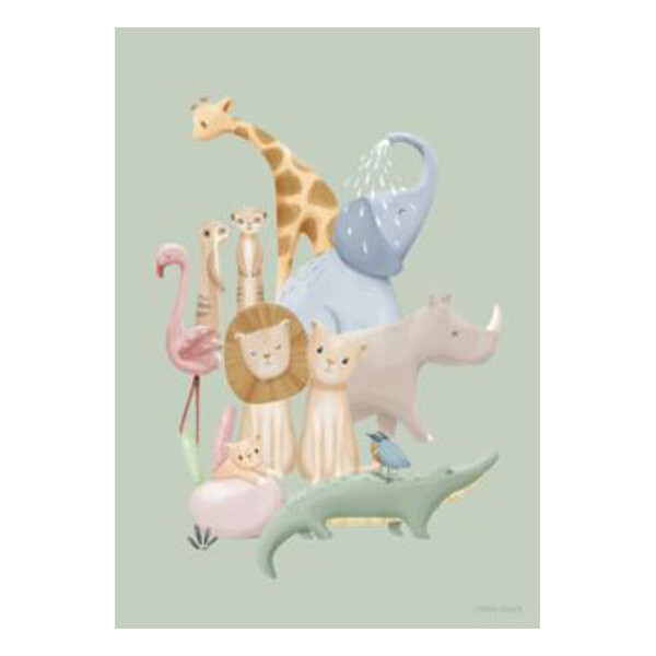 Little Dutch Poster A3 Safari