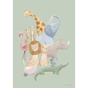 Little Dutch Poster A3 Safari