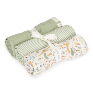 Little Dutch Pucktuch 3er Set Safari Wonders