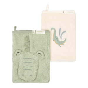 Little Dutch Waschhandschuh 2er Set Krokodil