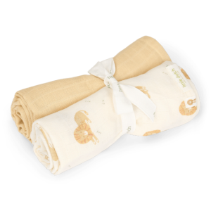 Little Dutch Pucktuchset Safari Leo 70x70cm