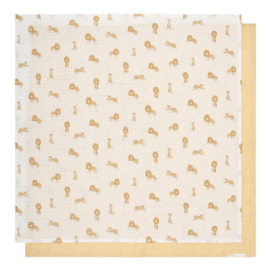 Little Dutch Pucktuchset Safari Leo 70x70cm