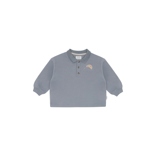 Leevje Oversized Polo-Sweatshirt Crossaints