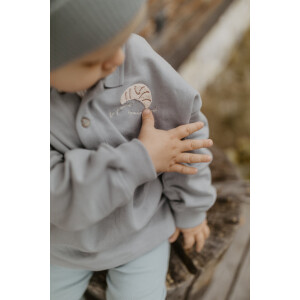 Leevje Oversized Polo-Sweatshirt Crossaints