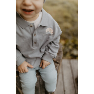 Leevje Oversized Polo-Sweatshirt Crossaints
