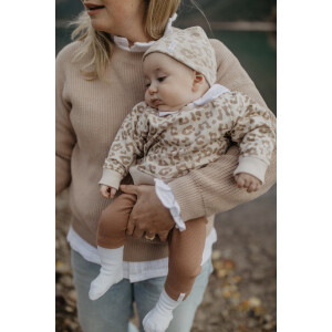 Leevje Baby-Mütze aus Bio-Baumwolle leo