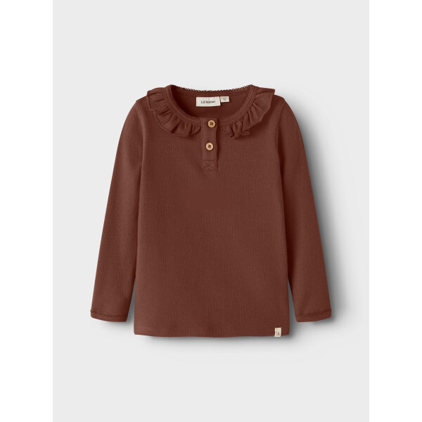 Lil Atelier Longsleeve mit Rüschenkragen