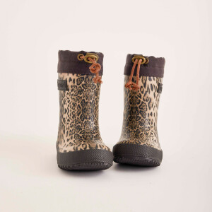 Bisgaard Thermo-Gummistiefel Leopard mit Wolle