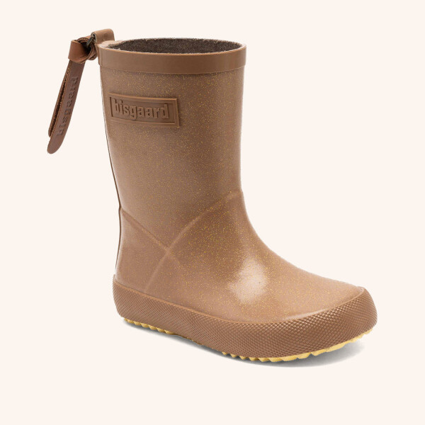 Bisgaard Gummistiefel Brown Glitter
