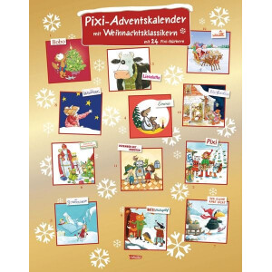 Pixi Pixi-Adventskalender Gold - mit 24 Pixibüchern...