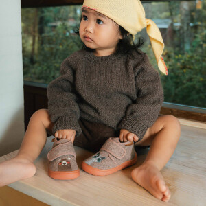 Bisgaard Barefoot Hausschuhe Bear Wolle