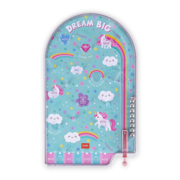 Legami Mini-Flipperautomat - Mini Pinball - Einhorn