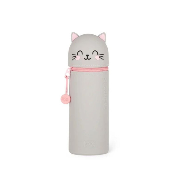 Legami Federmäppchen Katze 2 in 1 aus weichem Silikon Kawaii