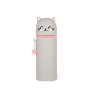 Legami Federmäppchen Katze 2 in 1 aus weichem...