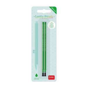 Legami 2 Set mit 2 Ersatzpatronen für Gelstift - Lovely Friends