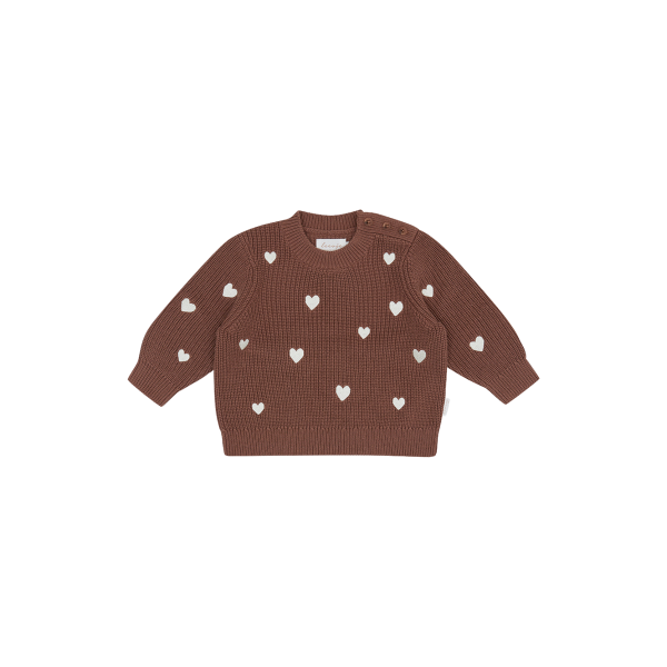 Leevje Strickpullover Hearts Kinder
