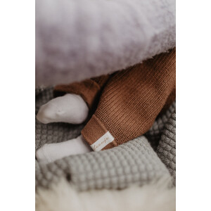 Leevje Baby-Strickhose pecan
