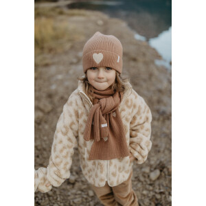 Leevje Chunky-Strickmütze Heart
