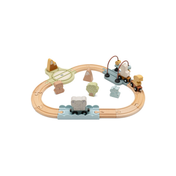 Jollein Holz-Eisenbahnset - Jollies