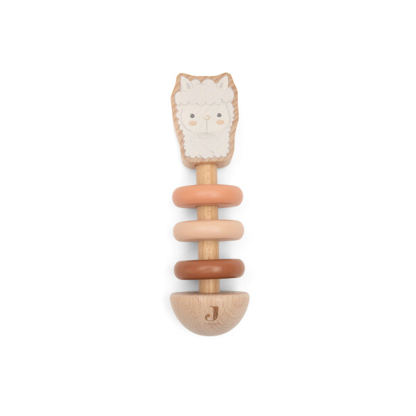 Jollein Holz-Rassel - Alpaca Paco