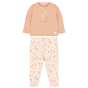 Little Dutch Zweiteiliger Pyjama Safari Flamingo