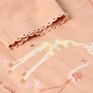 Little Dutch Zweiteiliger Pyjama Safari Flamingo
