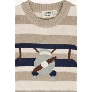 Hust & Claire Pullover Pelle Aeroplane