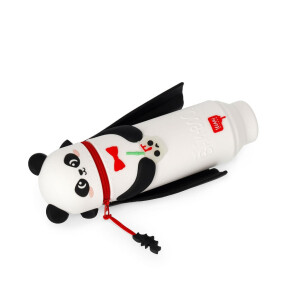 Legami Halloween 2-in-1-Federmäppchen aus Silikon Panda „Bam-Boo“ - Kawaii