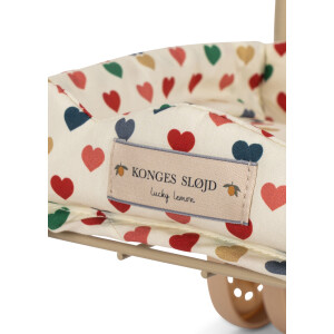Konges Sløjd Kinder Einkaufswagen Coeur Coloré