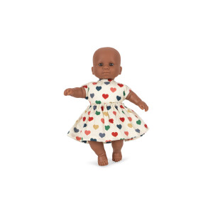Konges Sløjd Mini Puppe Coeur Coloré