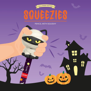 Legami Halloween-Anti-Stress-Bleistift Mummy Cat...