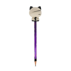 Legami Halloween-Anti-Stress-Bleistift Mummy Cat „Nine Lives Later“ - Squeezies