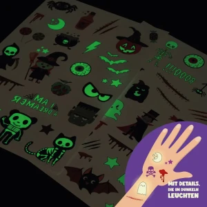Legami Tattoos Halloween Leuchten Im Dunkeln