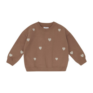 Leevje Oversized-Sweatshirt Hearts