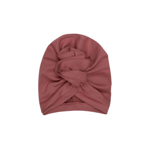 Wooly Organic Turbanmütze Ruffle
