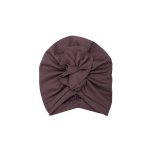 Wooly Organic Turbanmütze Ruffle