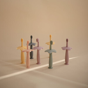 Mushie Trainings-Zahnbürste Blume