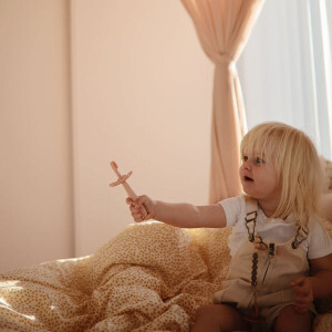 Mushie Trainings-Zahnbürste Blume