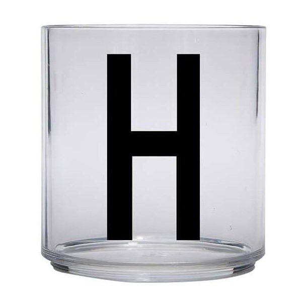 Design Letters Kinderglas mit Buchstaben Tritan