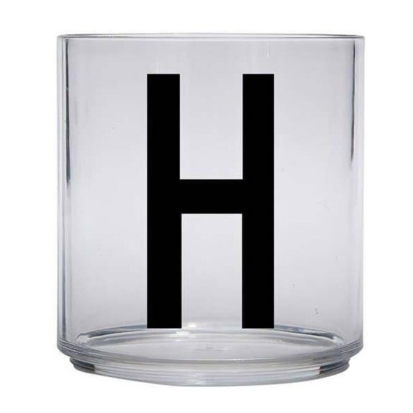 Design Letters Kinderglas mit Buchstaben Tritan