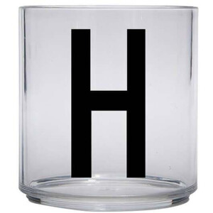 Design Letters Kinderglas mit Buchstaben Tritan